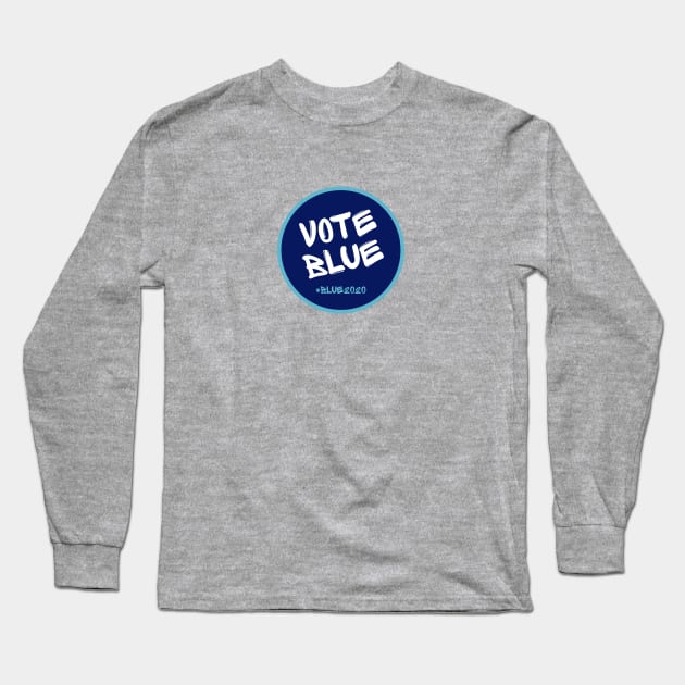 Vote Blue Long Sleeve T-Shirt by nyah14